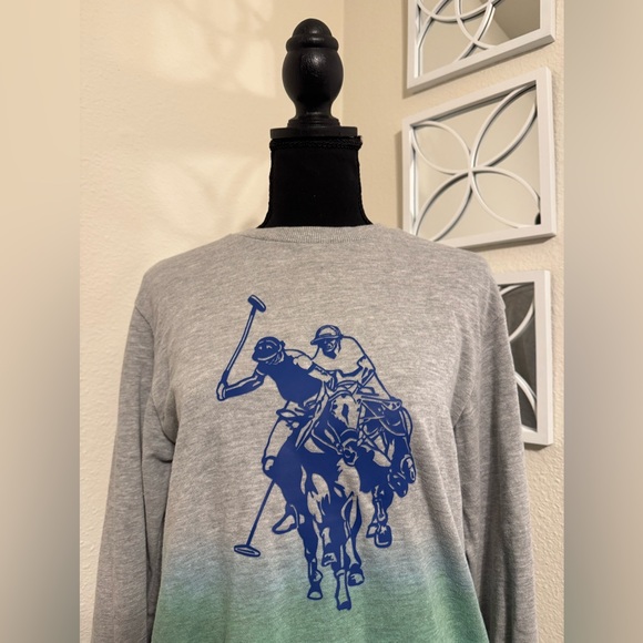 2-Pack U.S Polo Assn Orange/White & Gray/Green Hoodie’s - Picture 7 of 9